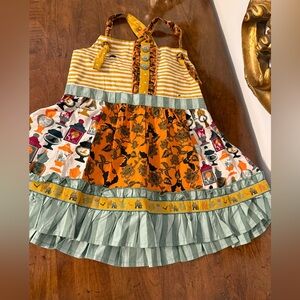 Matilda Jane Halloween knot top Sz 8